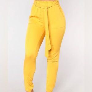 New Classic Tie Waist Pants